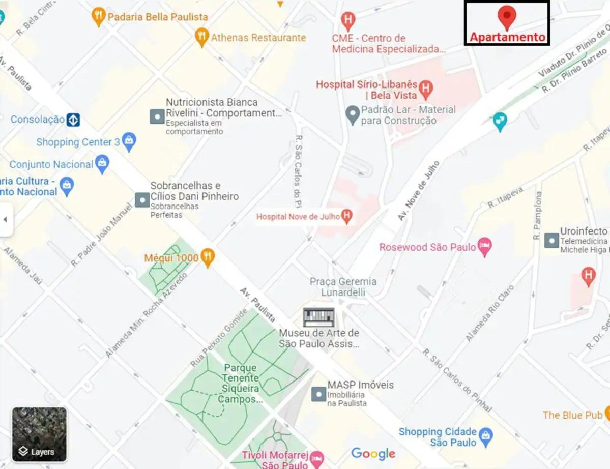 Apartamento Em Proximo Av Paulista E Hosp Sirio Libanes